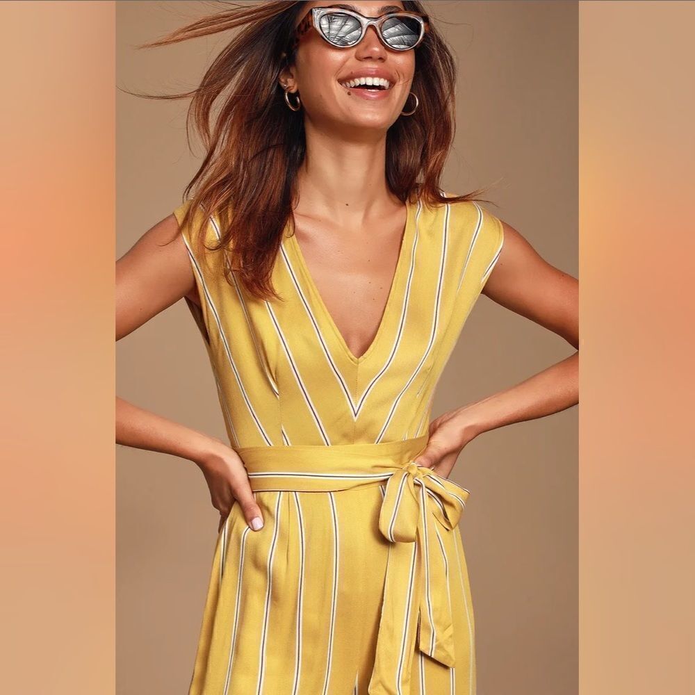 BB Dakota • Yellow All The Right Moves Jumpsuit